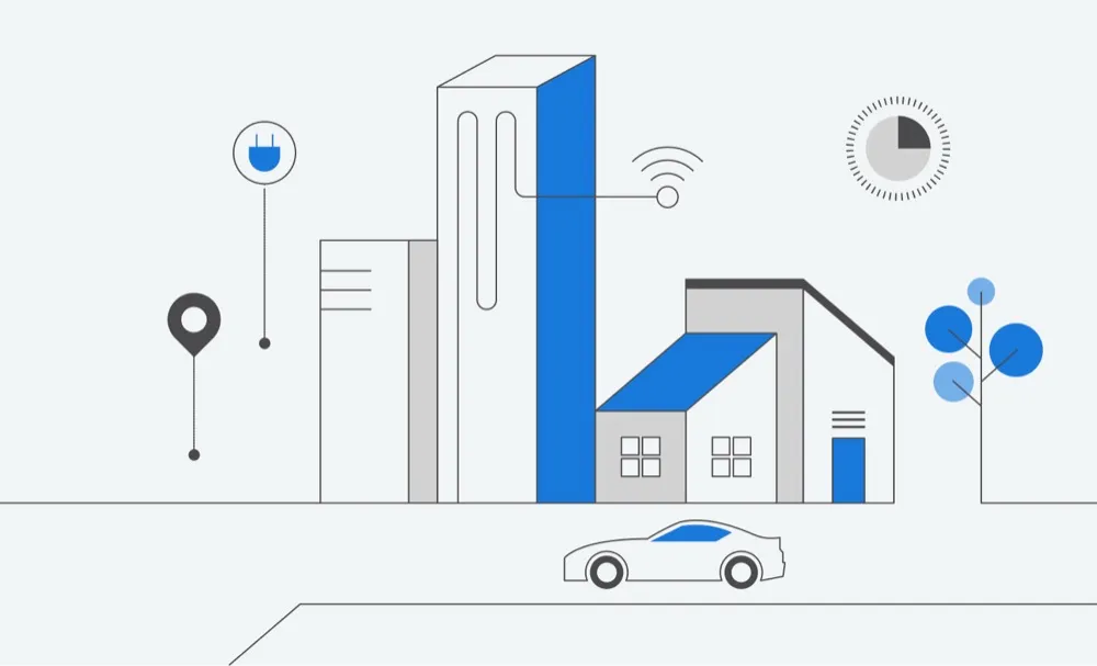 illustration of iLamp and Conflow Power Groups Smart city